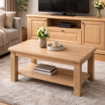 Provence -  Tömörfa dohányzóasztal - Tégla alakú