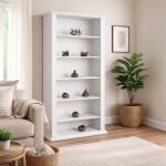 Provence - Tömörfa könyvespolc szekrény