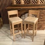 Event - Tömörfa háttámlás bárszék