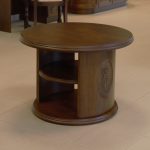 Réka – Kör tömörfa dohányzóasztal