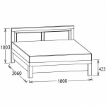 Balance - Boxspring normál franciaágy 180x200 - Image 2